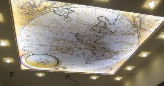 Натяжной потолок с фотопечатью Черногорск, цена от 6387 руб.